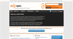 Desktop Screenshot of edp-open.org