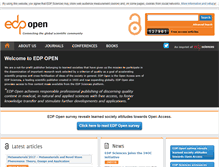 Tablet Screenshot of edp-open.org